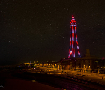 Blackpool Tower during COVID-19